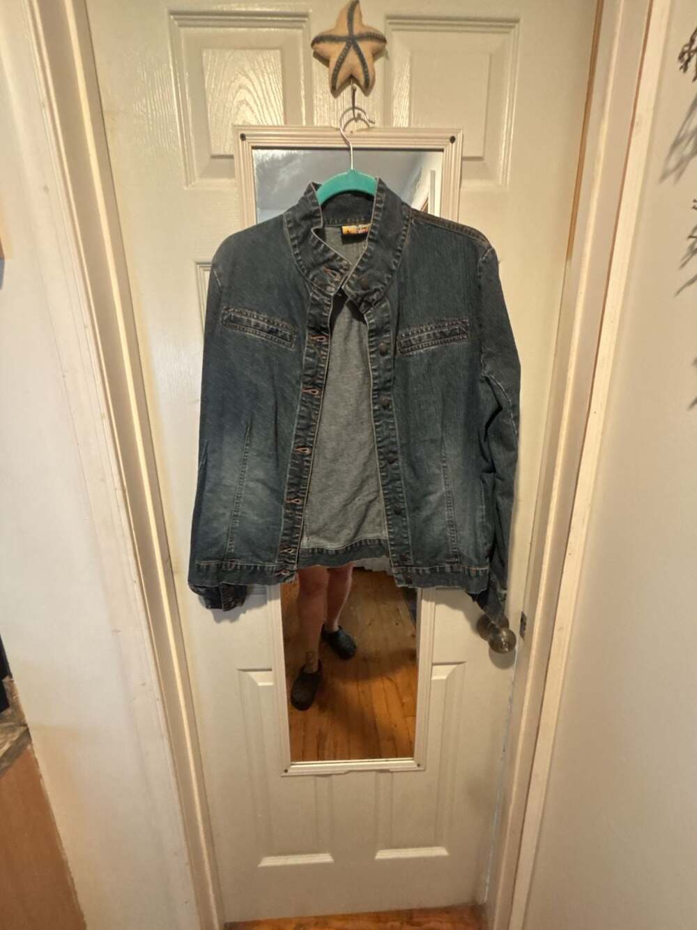 Havana Jack's Cafe Blue Denim Jacket with Button Detail